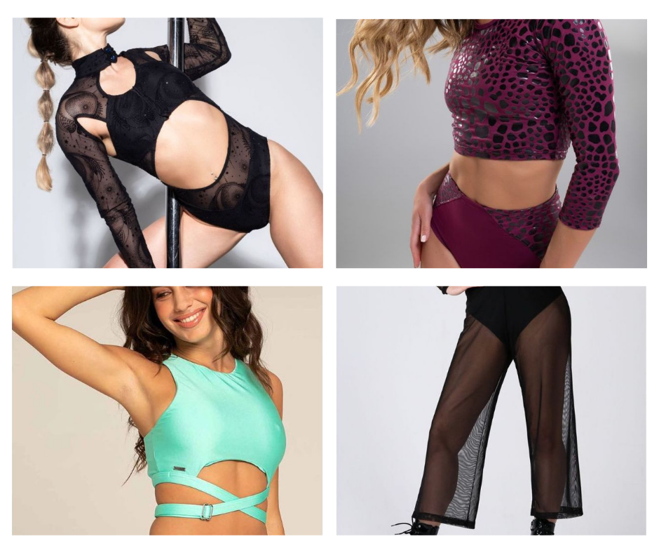 les tenues de la pole exotique