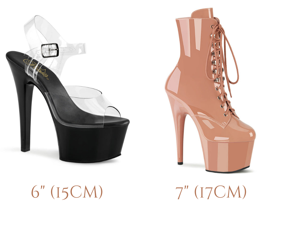 les hauteurs de chaussures